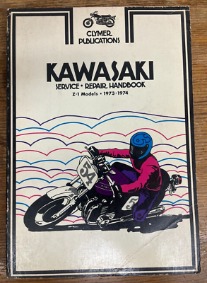 1973 1974 Clymer Kawasaki FOR ALL Z-1 Models Service Repair