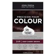 John Frieda Precision Foam Colour, Deep Cherry Brown 3VR Hair Dye FREE SHIPPING