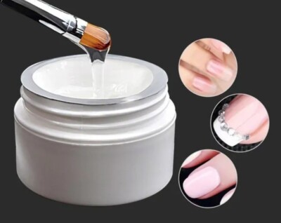 3 Pieces Lina Clear Builder UV Gel 1.2oz Nail Building UV Gel
