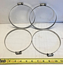 Stainless hose clamp 4" inch - 6" inch  IDEAL Tridon 620-088 4 pcs Lot Boat RV