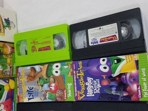 VeggieTales VHS Lot of 9 Tapes Ultimate Silly Song Easter Carol Big Idea - Picture 16 of 19