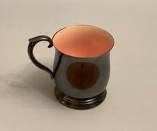 Vintage Silver-Plated Child's Cup Reed  Barton 867 Pink Enamel
