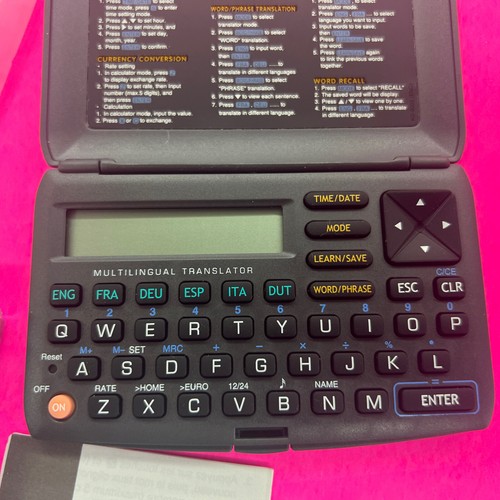 FOREIGN LANGUAGE TRANSLATOR , BRAND NEW , SOFT TOUCH RUBBER KEYS, FROM 2002