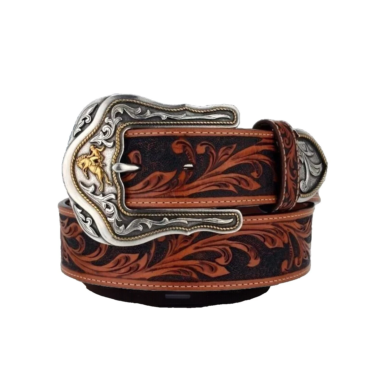 Cinturones para hombre marrón Tony Lama