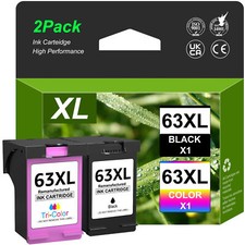 Ink Cartridge for HP 63 XL ENVY 4512 4516 4520 OfficeJet 3830 4650 4655 5255