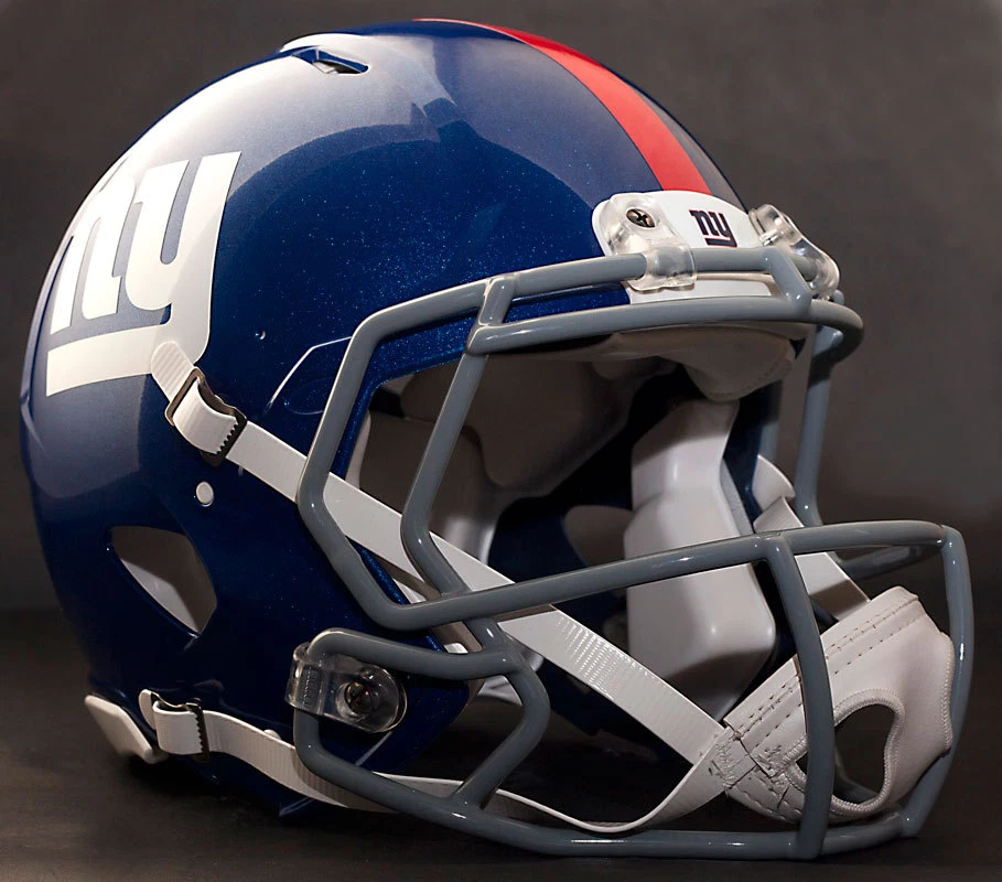 Casco de fútbol americano de velocidad Riddell de los New York Giants NFL máscara facial (Odell Beckham Jr.) Foto 4 de 4