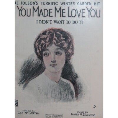 Monaco James Band You Herstellung Me Love You Gesang Piano 1913
