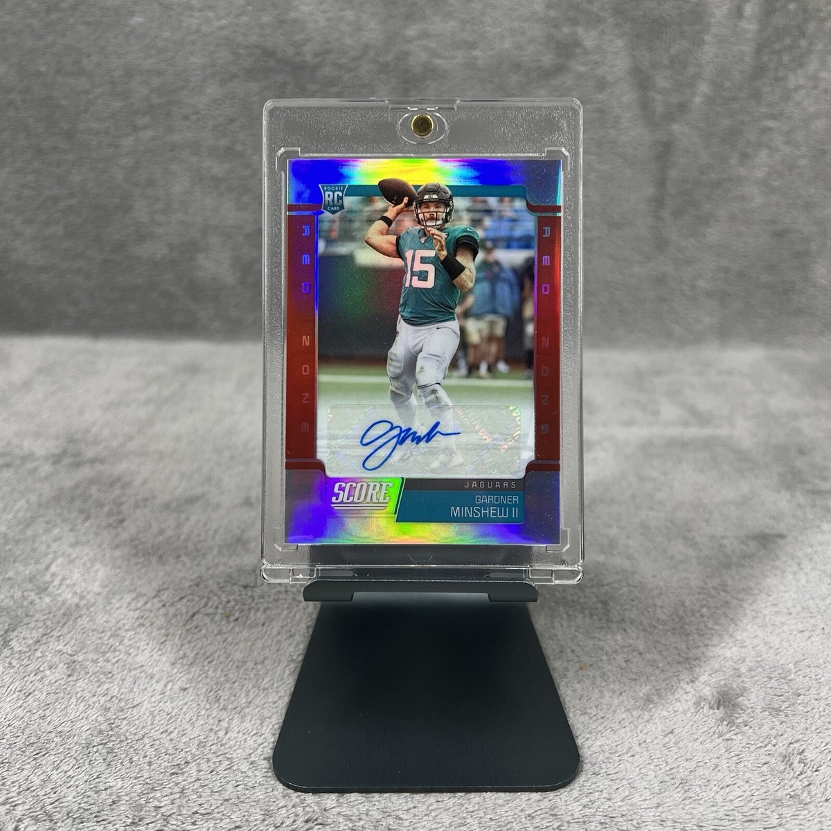 PSA サインルーキー　GARDNER MINSHEW II RC AUTO 2019 Score Auto Red Down #456 Gardner Minshew II RC SSP /20