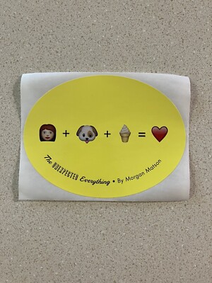 The Unexpected Everything Book Promo Sticker - Morgan Matson