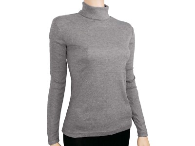 Damen Rollkragen Shirt Bluse Pullover Longsleeve Tai-Pan langarm 100% Baumwolle
