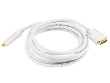 10ft 32AWG Mini DisplayPort to DVI Cable, White PID 6000
