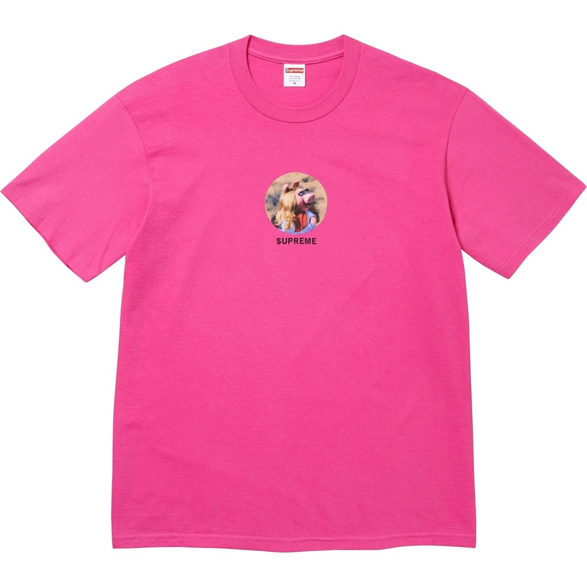 Supreme Miss Piggy Tee - Pink Small - Supreme Muppets T-Shirt