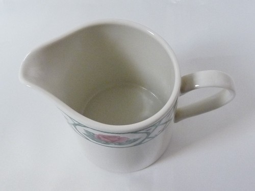 Sango China Trellis Rose Creamer Cream Pitcher 3-5/8" 8oz. Pattern #8851 - Picture 5 of 7