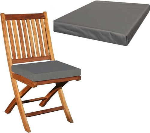 Seat Pad Chair Cushion Water-Resistant Garden Indoor Outdoor Removable Zip Cover - Picture 30 of 88