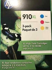 Genuine HP 910XL CMY High Capacity Ink Cartridge OfficeJet Pro 8020 8025