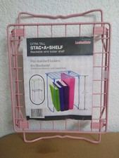 Stac-A-Shelf Locker Shelf, Stackable, Extra Tall, Fits Standard Size School L...