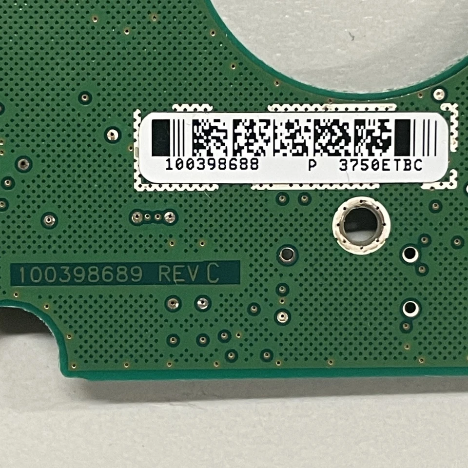 Seagate ST9160821AS 2.5" 160GB SATA HDD PCB Board 100398689 REV C FW 3.CDD - Image 3 of 4