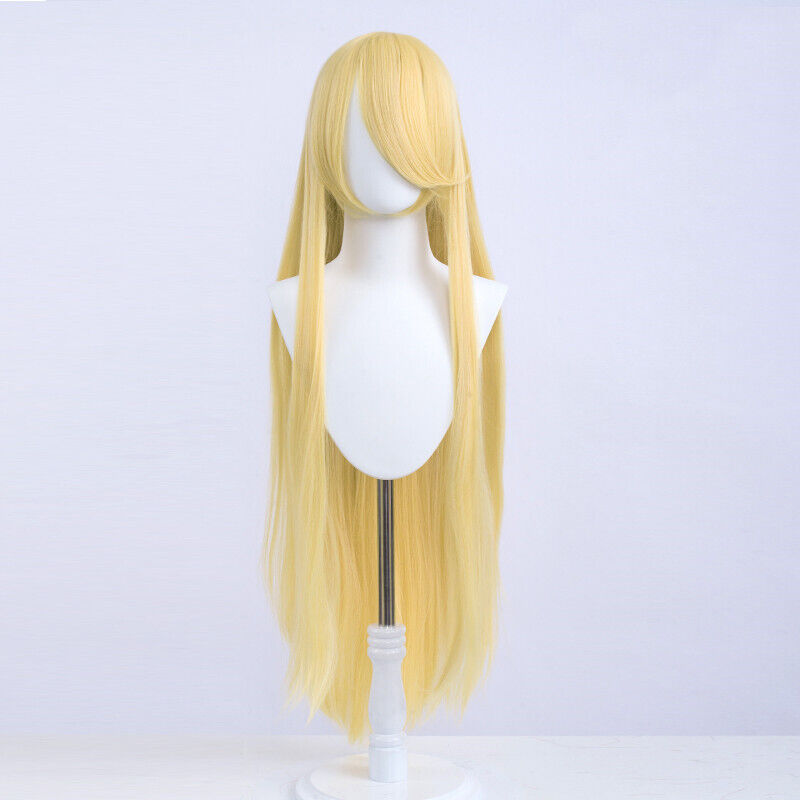 Women 80cm Long Straight Wigs Fashion Cosplay Costume Anime Hair Party Full  Wigs