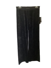 BCBG Max Azria Black Velour Lounge Active Sweatpants Pants Size S NWT