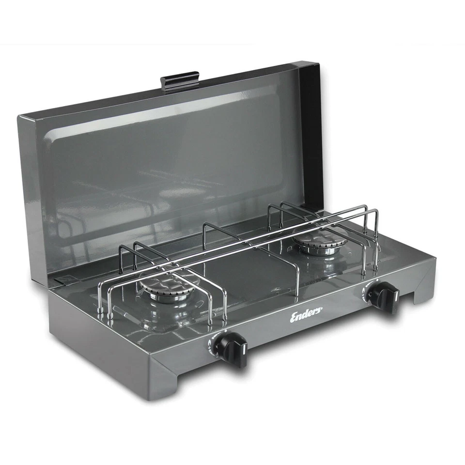 Enders Campingkocher CANBERRA Gaskocher 2 flammig, Zelten, - Bild 2 von 3