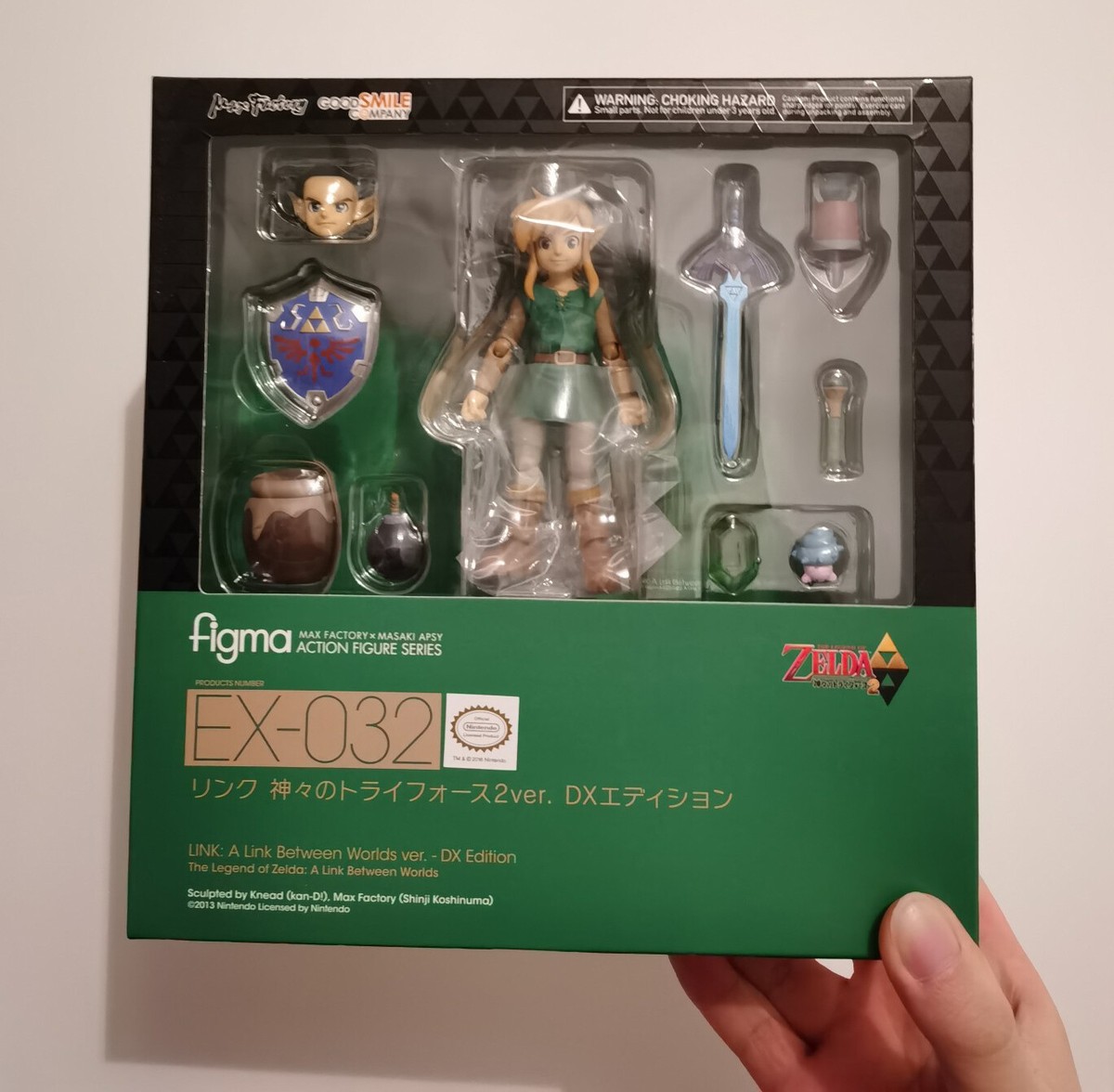  Max Factory The Legend of Zelda: A Link Between Worlds: Link  Figma Action Figure : Toys & Games