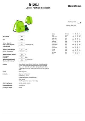 Bagbase - Zaino Fashion (18 Litri - Foto 3