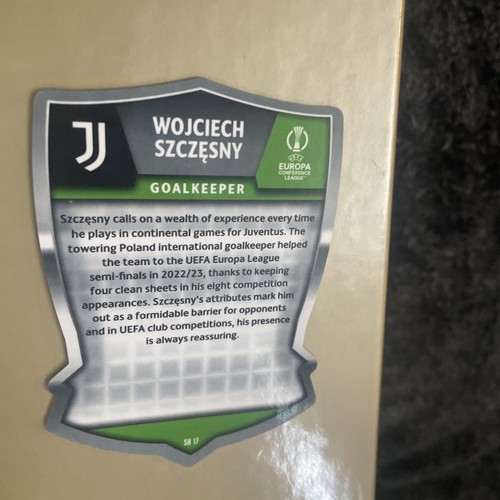 2023-24 Topps Match Attax Pro Elite Wojciech Szczesny SH 17 Dye Cut - Picture 7 of 7