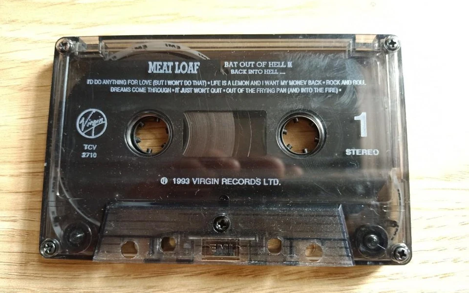 Meat Loaf : Bat Out Of Hell II - Back Into Hell... ( Cassette Tape ) - Image 4 of 4