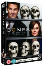 Bones Season Four (2009) David Boreanaz 7 discs DVD Region 2 New & Sealed