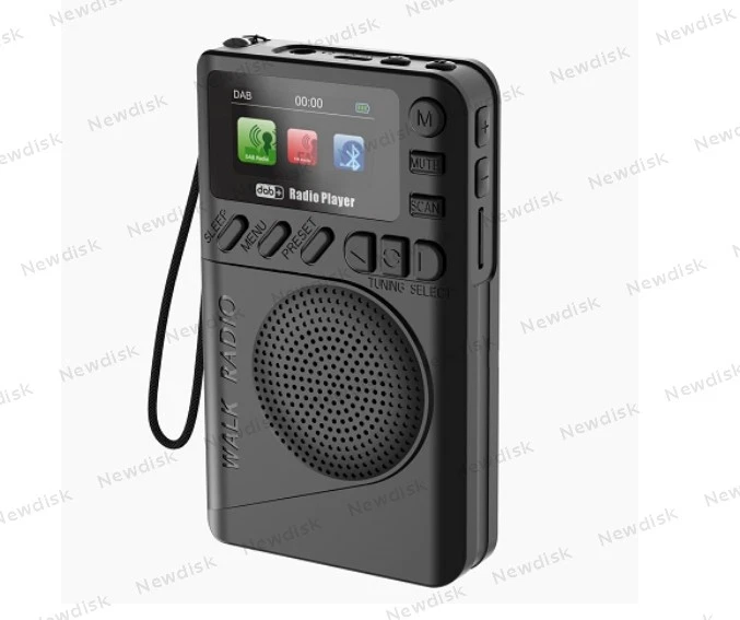 Portable Pocket Digital DAB FM Radio MP3 Player LCD Display Speaker Micro USB - Bild 3 von 4