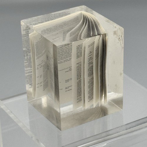 Fermacarte vintage Encased Sonics International stock comune mini libro 2,5 pollici - Foto 6 di 10