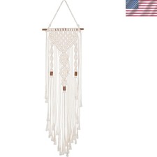 Natural Cotton Double Twist Macram  Wall Hanging - Beginner Friendly Kit
