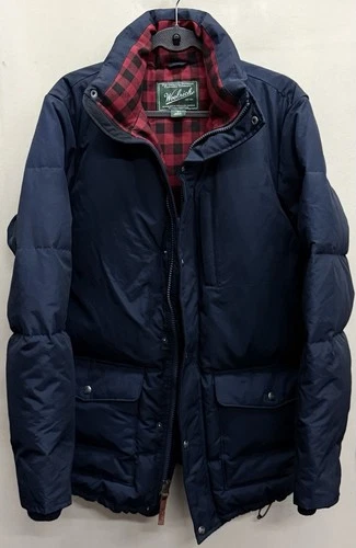Woolrich Langhorne Men's Puffer Jacket Size Medium Deep Navy 550 Fill 16106 image 2