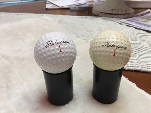 Vtg SHAKESPEARE WONDER CENTER Golf Balls, Orig. Packaging (2 Balls In Sleeve) - Picture 4 of 7