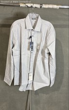 Kenneth Cole Reaction Men's Gray Slim Fit Stretch Dress Shirt NWT Sz 16.5 32/33