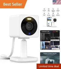 Wi-Fi Indoor/Outdoor Security Camera with Motion Detection & Smart Assistant