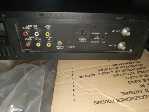 JVC HR-S7000U 4 Head Hi-fi Stereo Video Cassette Recorder Super Vhs Untested - Bild 6 von 8