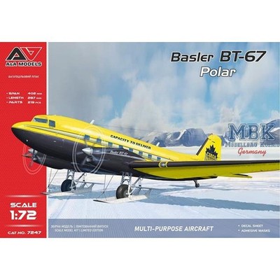 A&A Models AAM7247 Basler BT-67 POLAR (with ski)