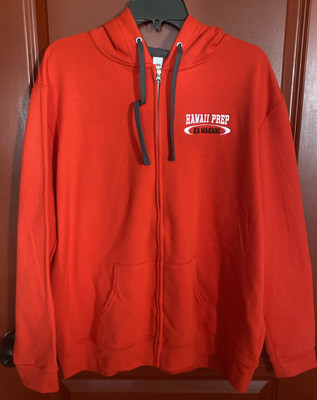 #ad HPA SCHOOL HAWAII PREP ACADEMY HOODIE 2XL ZIP UP JACKET BIG ISLAND WAIMEA $25.00