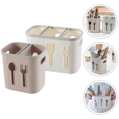 2 Pcs Besteckhalter Für Arbeitsplatte Löffel- Und Gabel-Organizer