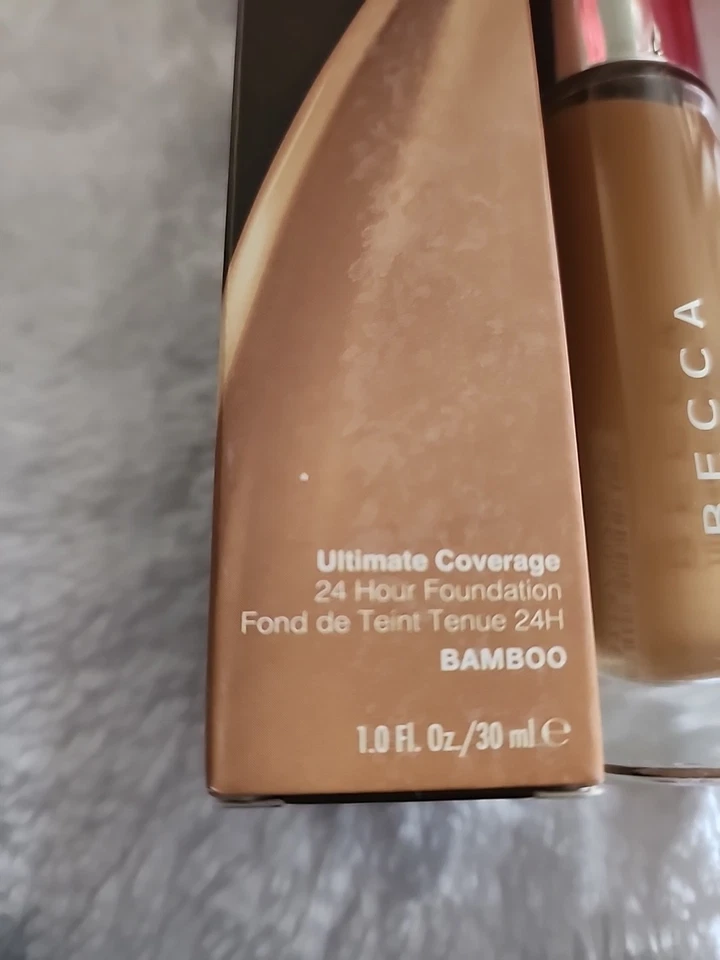 NIB BECCA Ultimate Coverage 24 hour Foundation, Full Coverage,1 oz,Shade BAMBOO - Image 4 of 4
