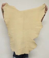 BRAINTAN BUCKSKIN Leather Hide for Native Crafts Taxidermy SCA LARP Skin Pelt