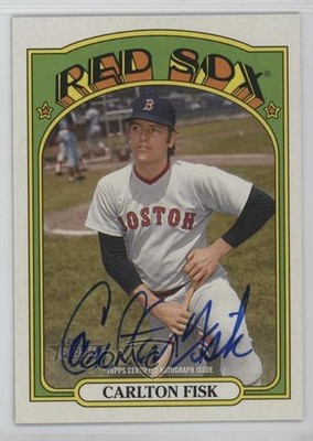 2021 Topps Heritage High Number Real One Carlton Fisk #ROA-CF Auto HOF 1s9d