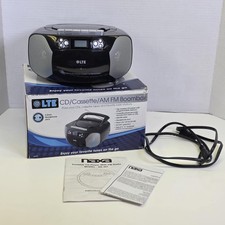 LTE CD/Cassette/AM FM Boombox In Box