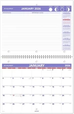 AT-A-GLANCE 2026 Wall Calendar, 8.5" x 11", Small, 11"W x 8.5"H, White 