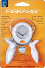 Fiskars Corner Squeeze Punch (1/2 Round), 1/2-Inch