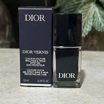 DIOR Vernis Couture Nail Polish Deep Blue 902 Pied-de-Poule Gel Effect New Box