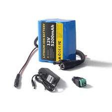 12V 24V Lithium-ion Battery For DIY Projects With Charger And BMS