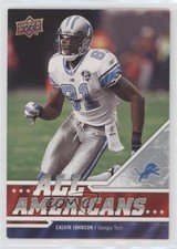 2009 Upper Deck Draft Edition All Americans Calvin Johnson #288 HOF 0q3