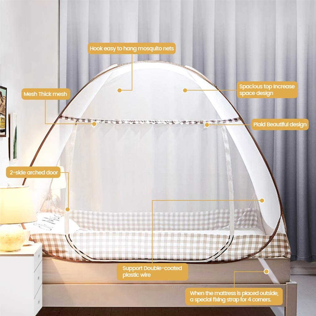Mosquito Net for Bed, 59X78.7In Pop-Up Mosquito Net Tent for